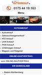 Mobile Screenshot of my-autoankauf.de